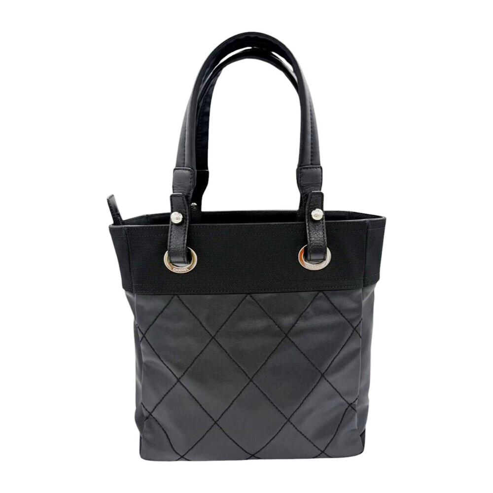 CHANEL Black Leather Tote Bag - Picture 2 of 16